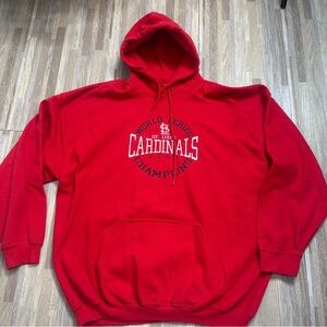 St. Louis Cardinals Red World Series Champions Hoodie Men’s Size 2XL